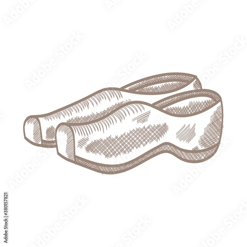 wooden clogs