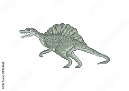 pixel spinosaurus