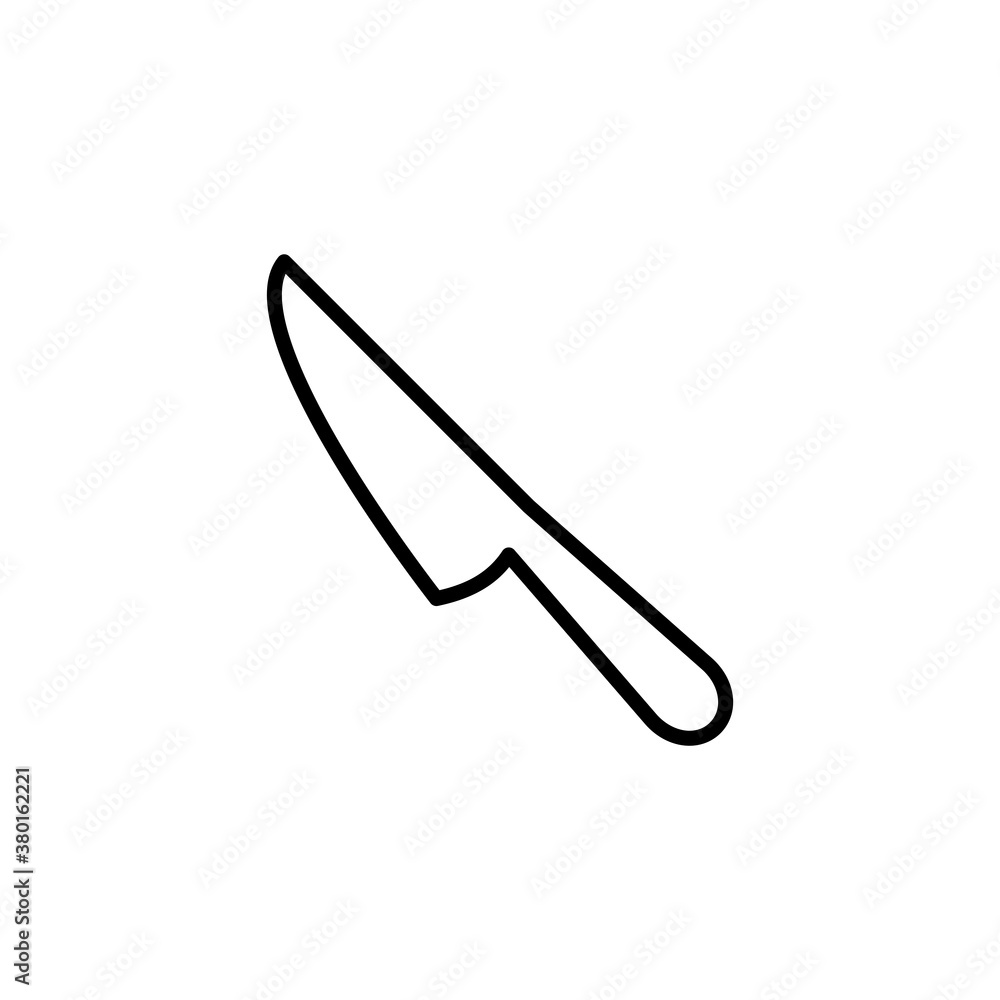 Knife Icon Design Vector Template Illustration Knife Icon Design Vector Template Illustration