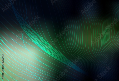 Dark Green vector abstract bright template.