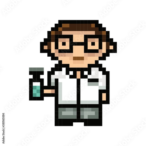 Male pharmacist with medicine
