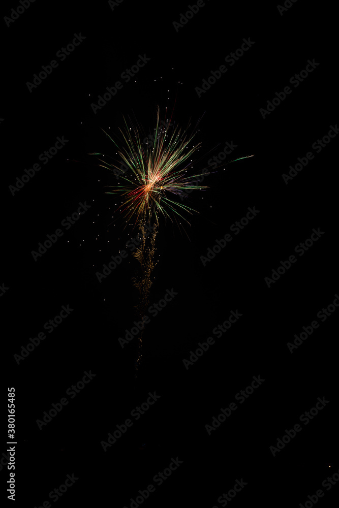 4th of July and new year Fireworks in the night sky. Firework concept background. 4th of July and new year Fireworks in the night sky. Firework concept background.