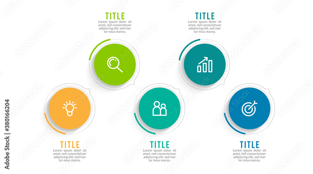 Minimal Business Infographics template. Timeline with 5 steps, options and marketing icons .Vector linear infographic with five conected elements. Can be use for presentation. Minimal Business Infographics template. Timeline with 5 steps, options and marketing icons .Vector linear infographic with five conected elements. Can be use for presentation.