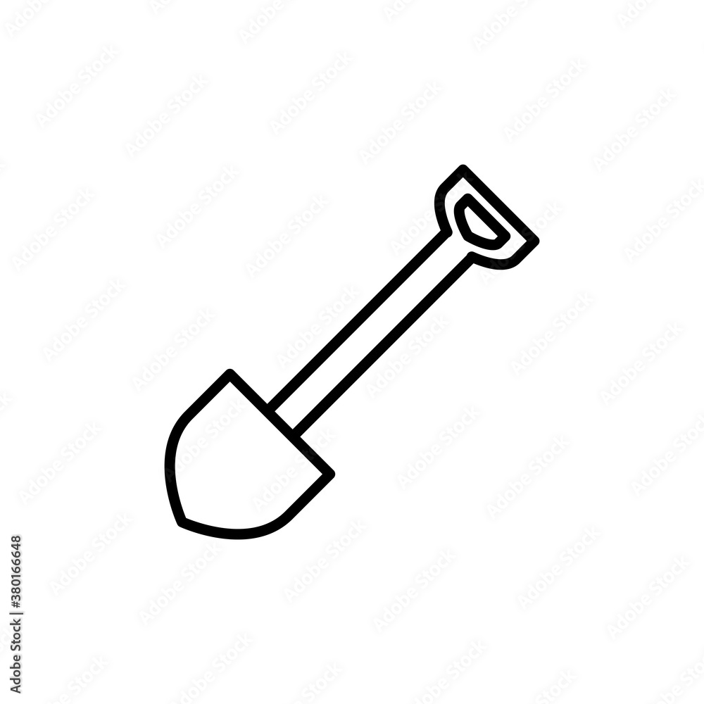 Shovel Icon Design Vector Template Illustration Shovel Icon Design Vector Template Illustration