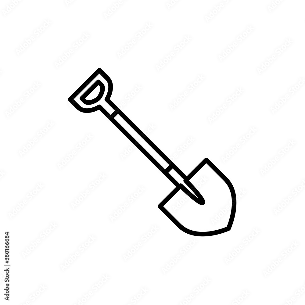Shovel Icon Design Vector Template Illustration Shovel Icon Design Vector Template Illustration