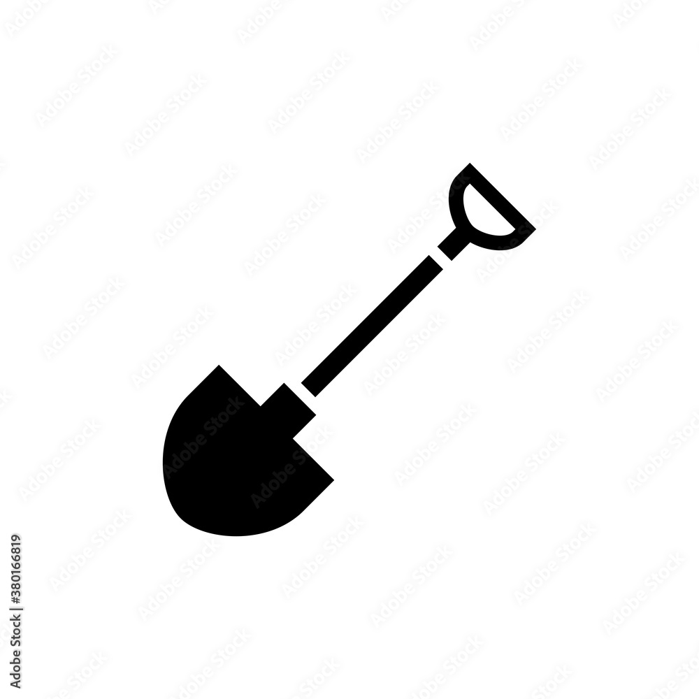 Shovel Icon Design Vector Template Illustration
