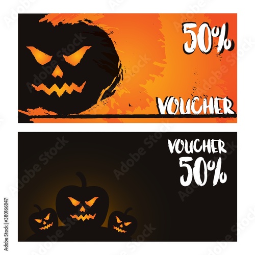 Halloween event gift vouchers