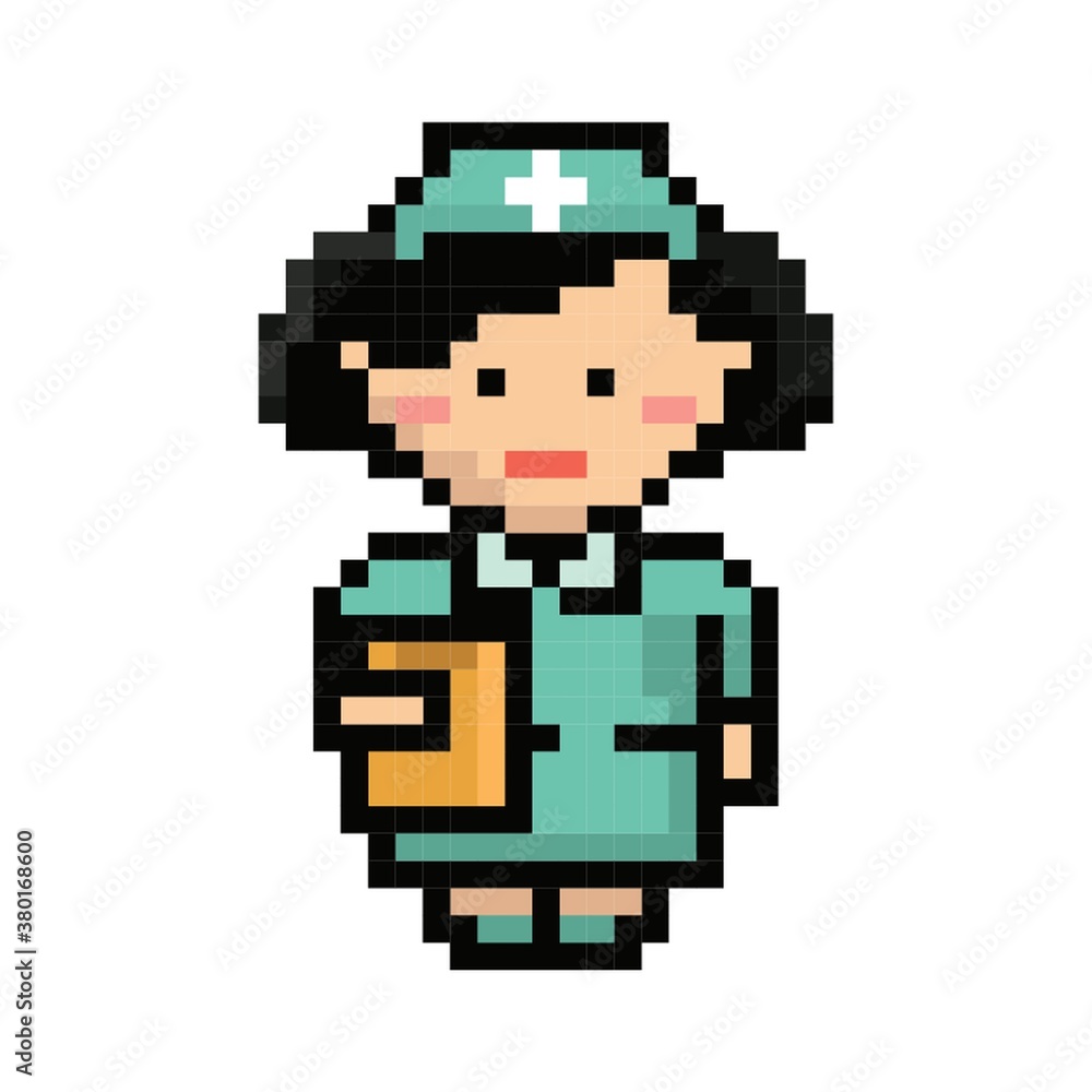 Obraz premium Female nurse with medical chart