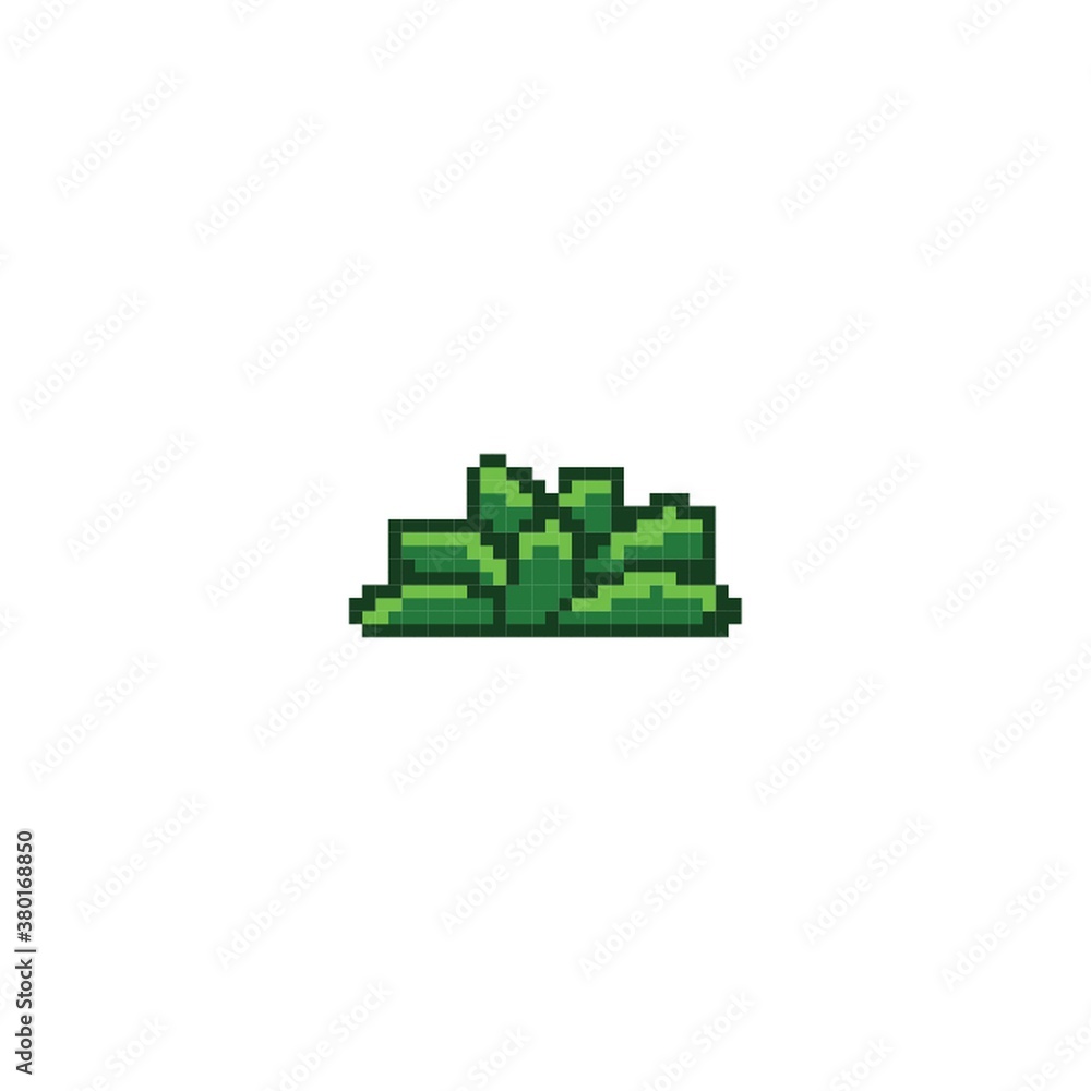 Fototapeta premium Pixelated green plant