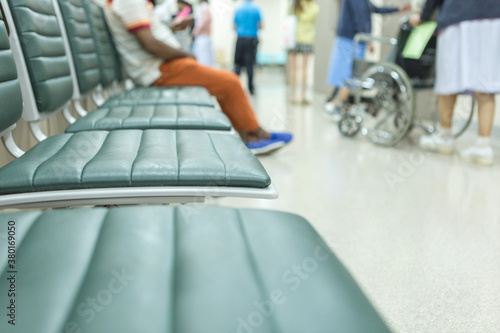 Waiting seats  for patients in the hospital