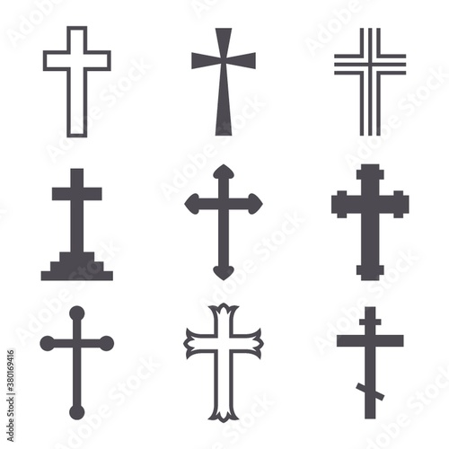 Set of christ icons
