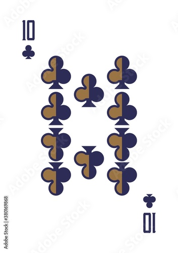 Ten of clubs