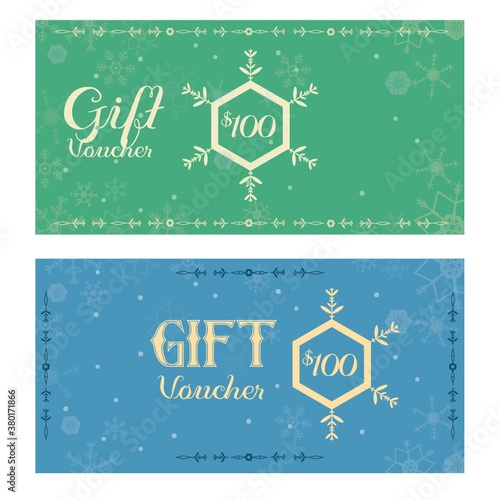 Gift voucher design