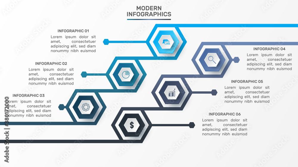Obraz premium Vector 3D infographic template for presentation. Business data visualization. Abstract elements. Creative concept for infographic.