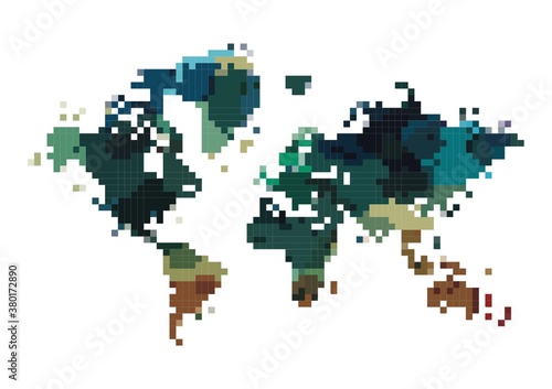 Pixel art map
