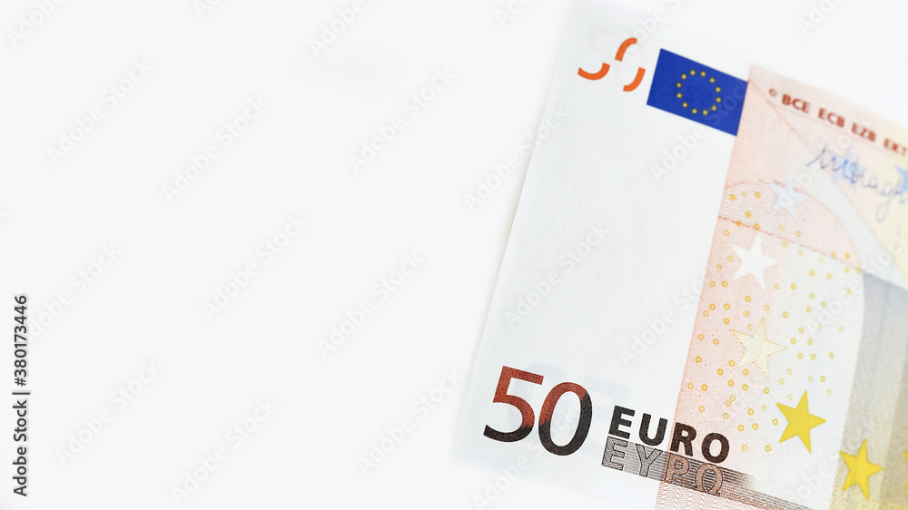 close up of banknote isolated on white background close up of banknote isolated on white background