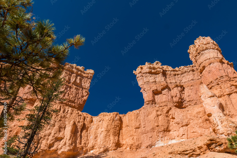 The Chinese Wall on The Fairyland Loop Trail, Bryce Canyon National Park,Utah,USA