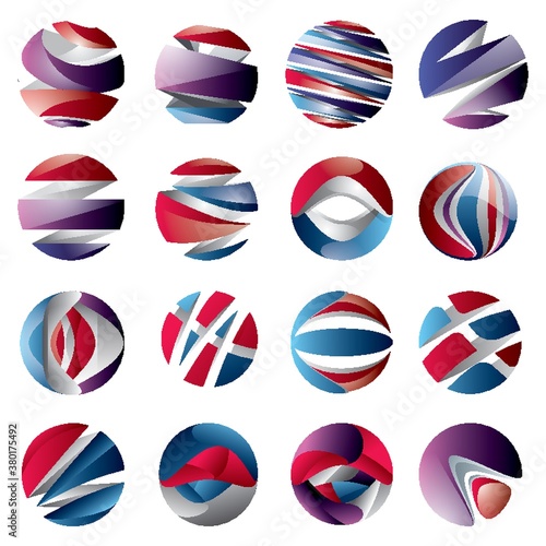 Collection of globe designs