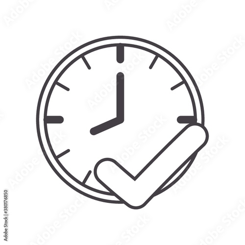 Clock with tick