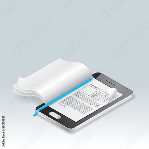 ebook reader concept