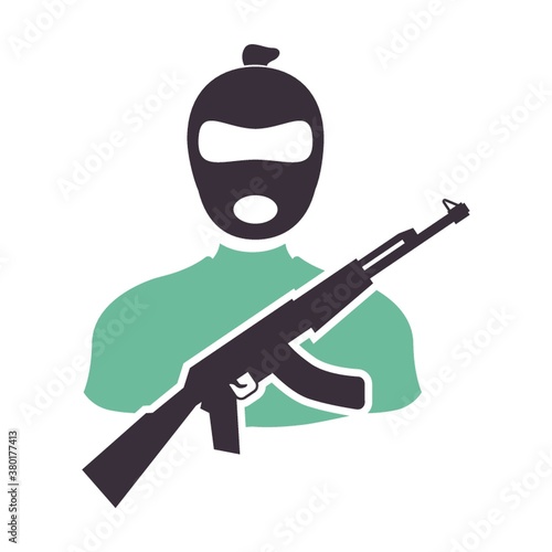 criminal with weapon