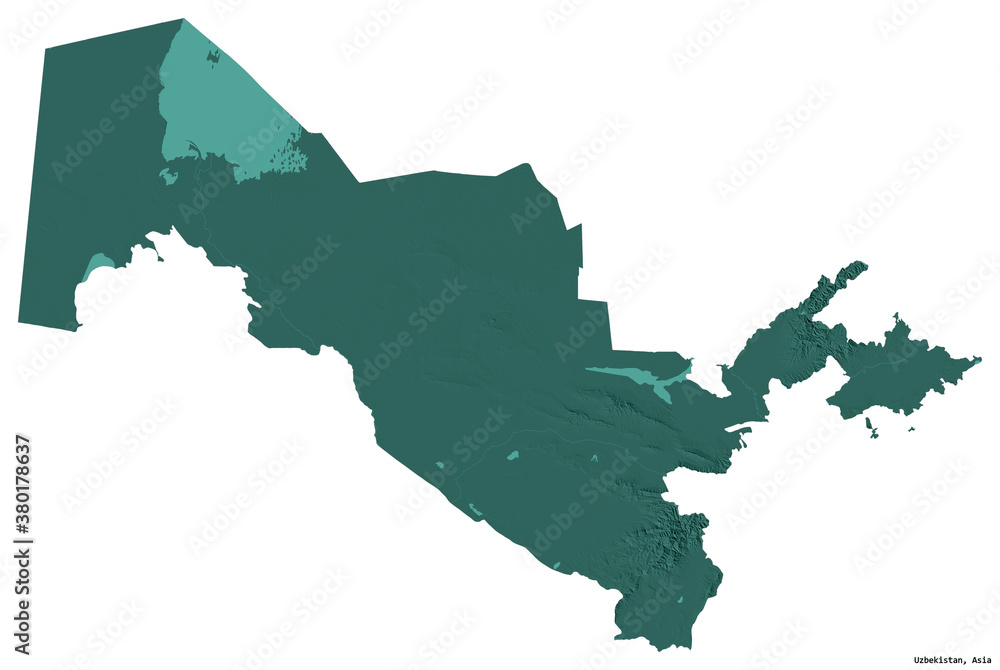 Uzbekistan on white. Administrative Uzbekistan on white. Administrative