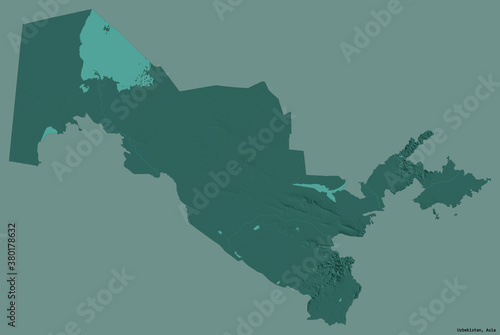 Uzbekistan on solid. Administrative