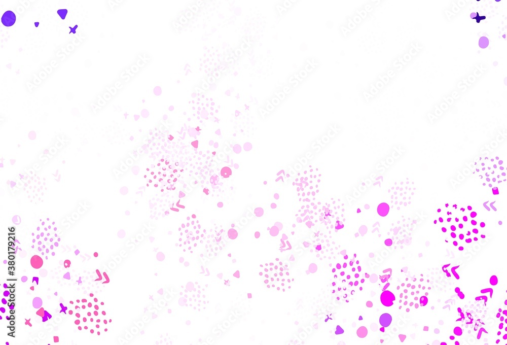 Light Purple vector texture with abstract forms. Light Purple vector texture with abstract forms.
