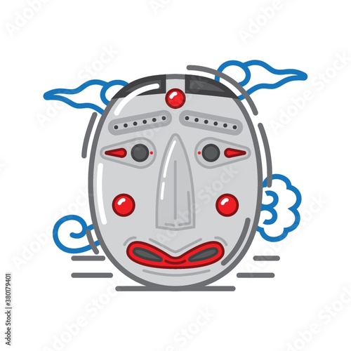 korean traditional mask design