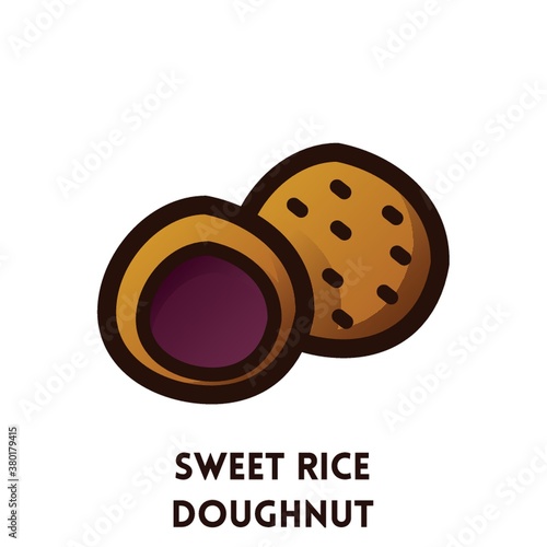 sweet rice donuts