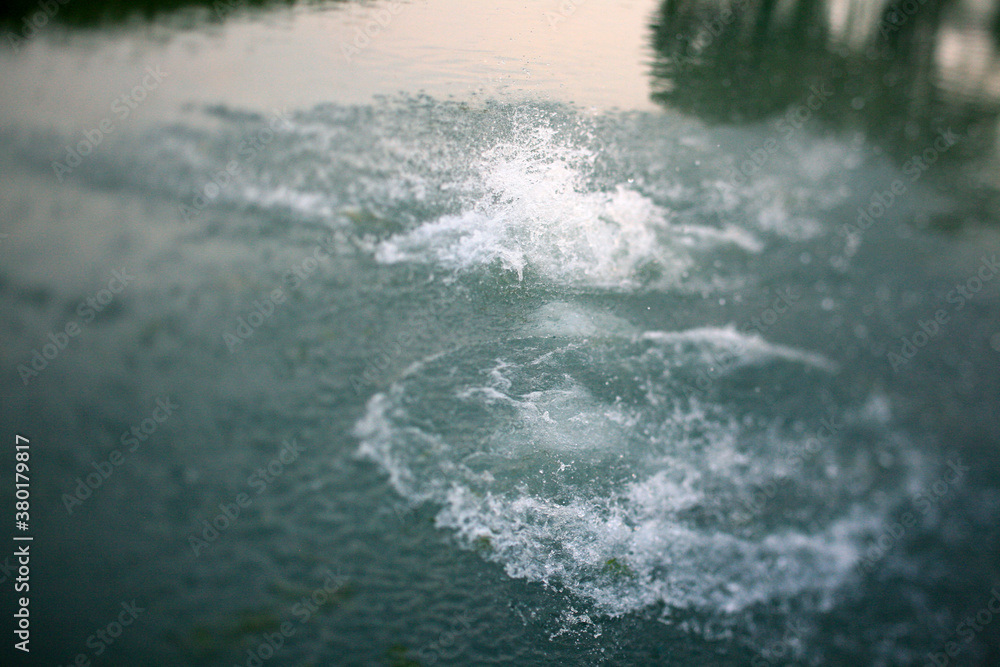 Splash And Ripples On Lake Water Splash And Ripples On Lake Water