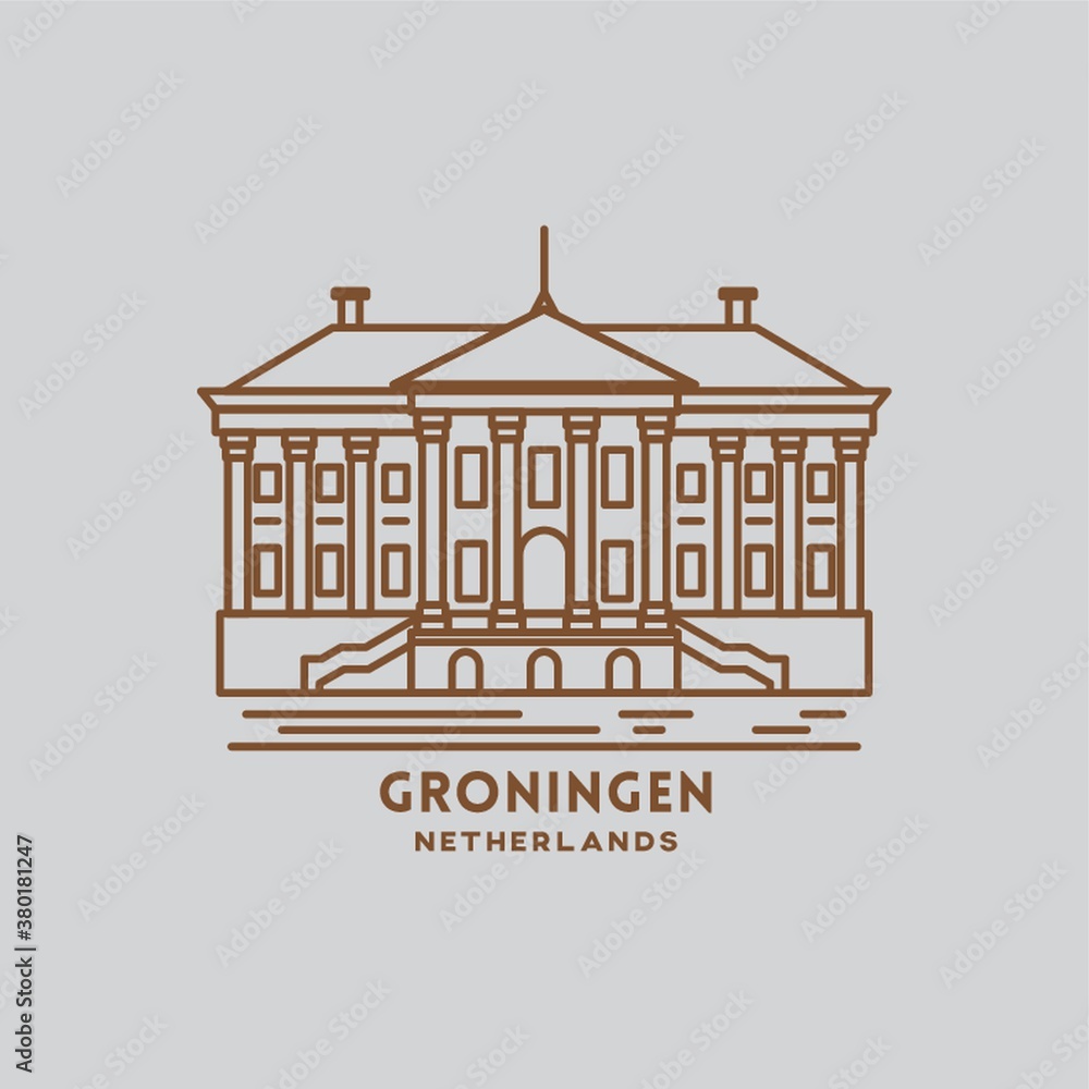 Naklejka premium groningen
