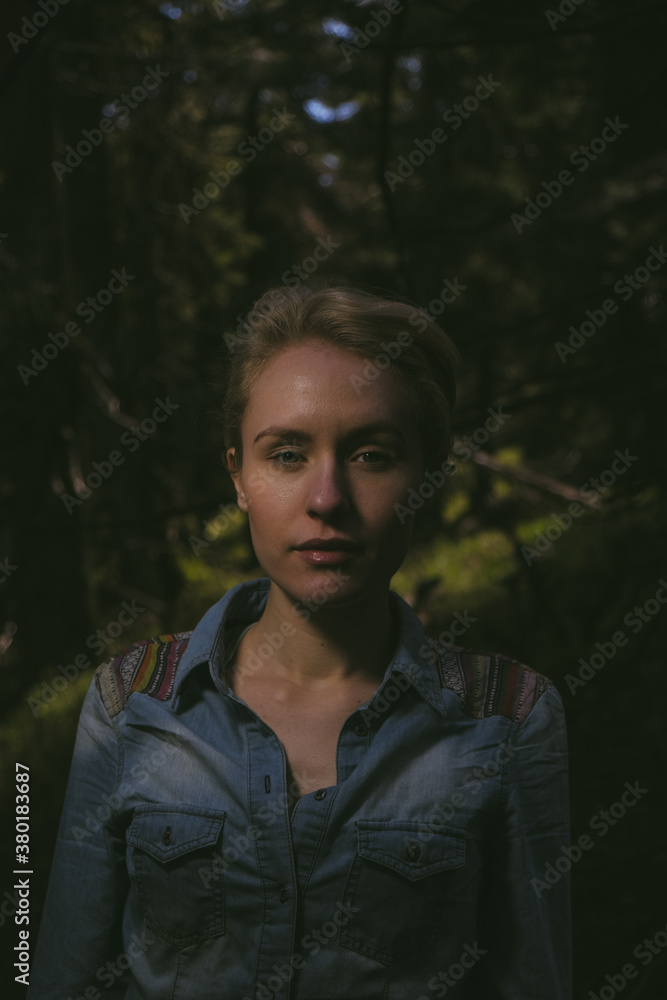 woman in nature woman in nature