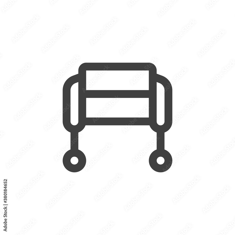 Winter hat line icon. linear style sign for mobile concept and web design. Warm hat outline vector icon. Symbol, logo illustration. Vector graphics Winter hat line icon. linear style sign for mobile concept and web design. Warm hat outline vector icon. Symbol, logo illustration. Vector graphics