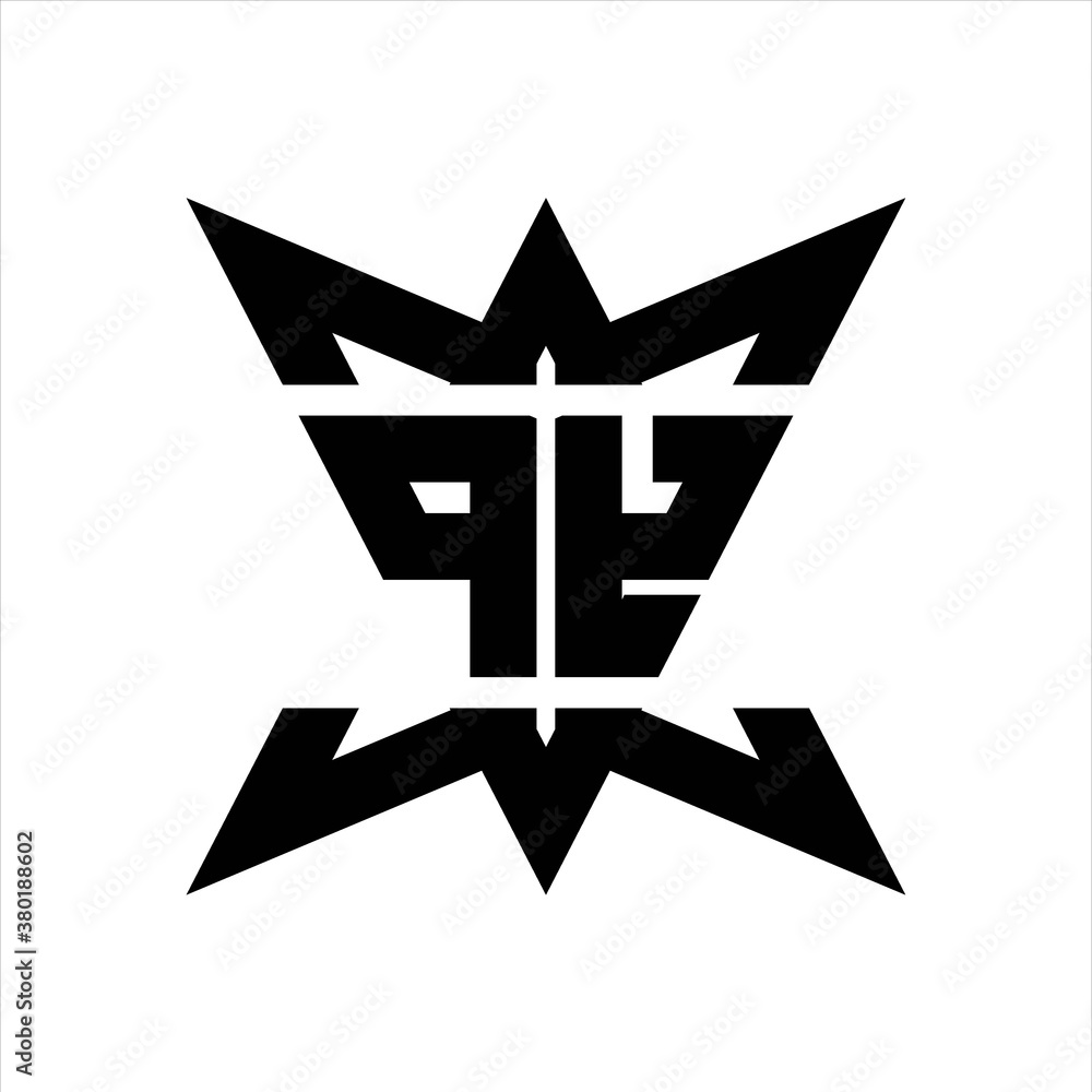 PY Logo monogram with crown up down side design template PY Logo monogram with crown up down side design template