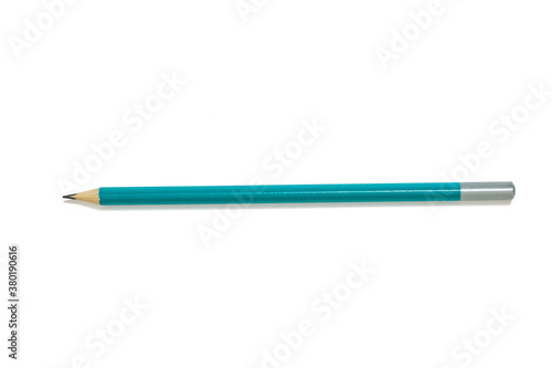 Pencil with graphite rod isolated on a white background.