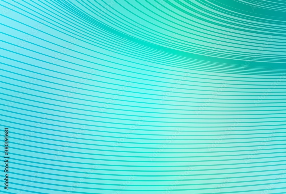 Obraz premium Light Green vector pattern with wry lines.