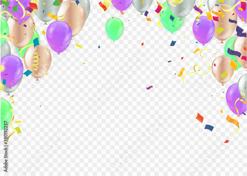 Luxury party Holiday and Party Background . Isolated Vector Elements and Christmas background