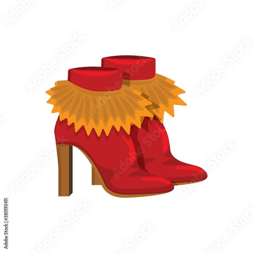 Fur designed stilettos