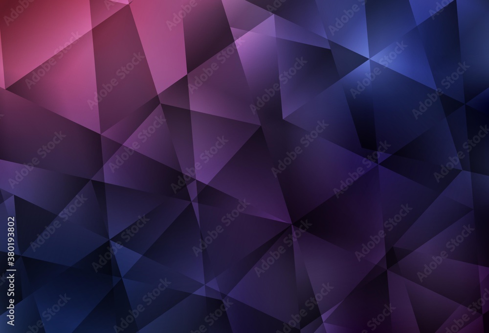 Dark Purple vector shining triangular backdrop. Dark Purple vector shining triangular backdrop.