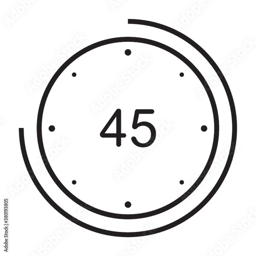 45 seconds icon