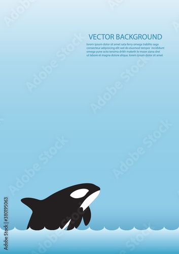 Orca background design