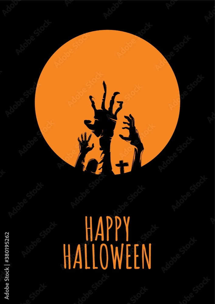 Halloween greeting design
