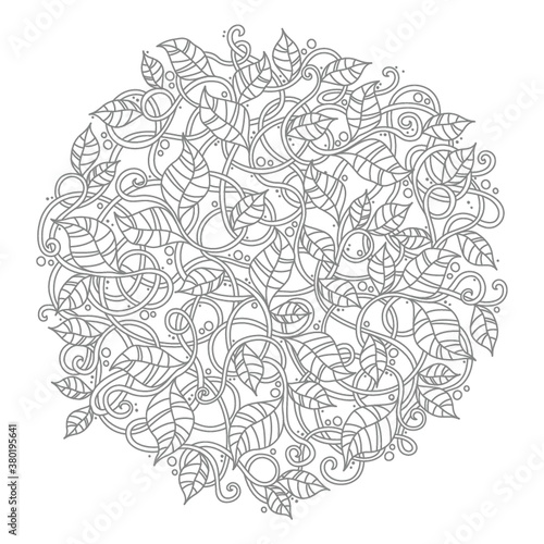 intricate floral design