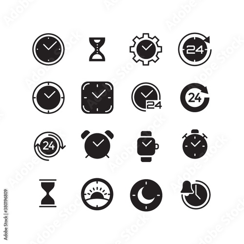 Cet of time icons