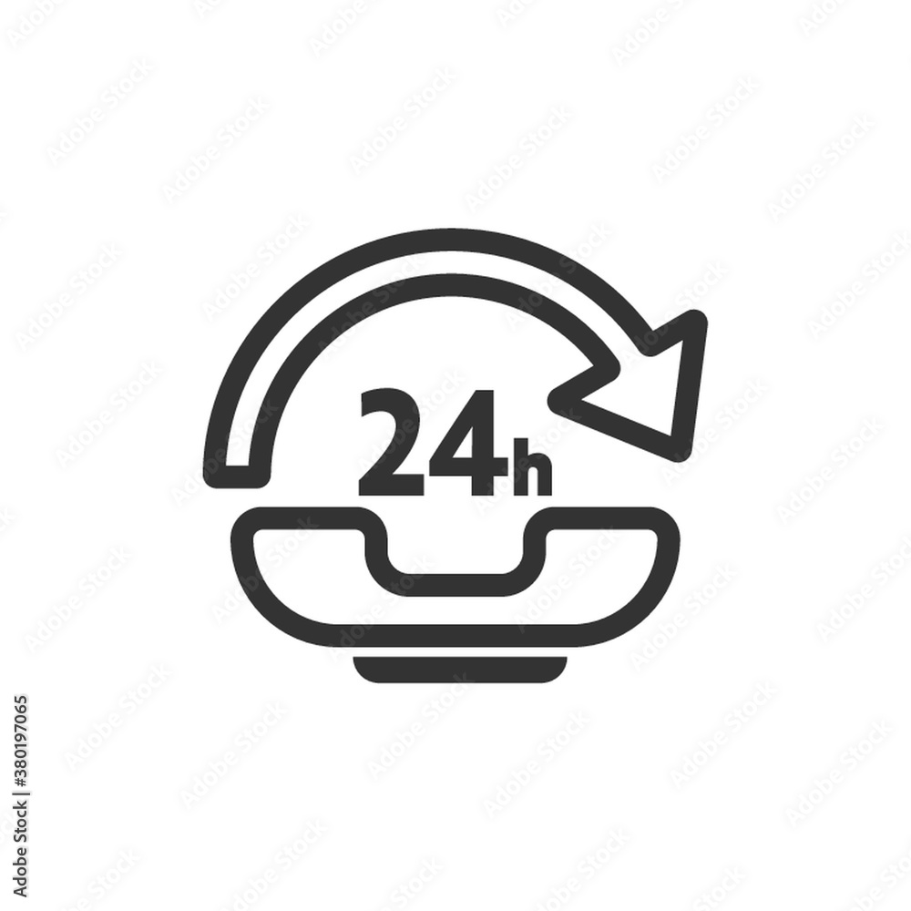 24 hours customer service icon 24 hours customer service icon