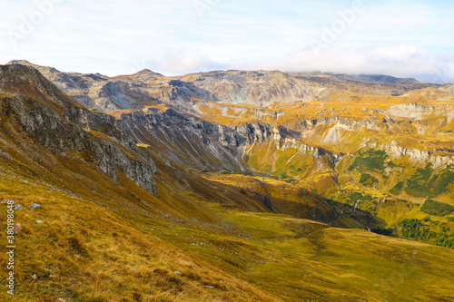 Beautiful views of the mountains in Austria in autumn. © Dzmitry