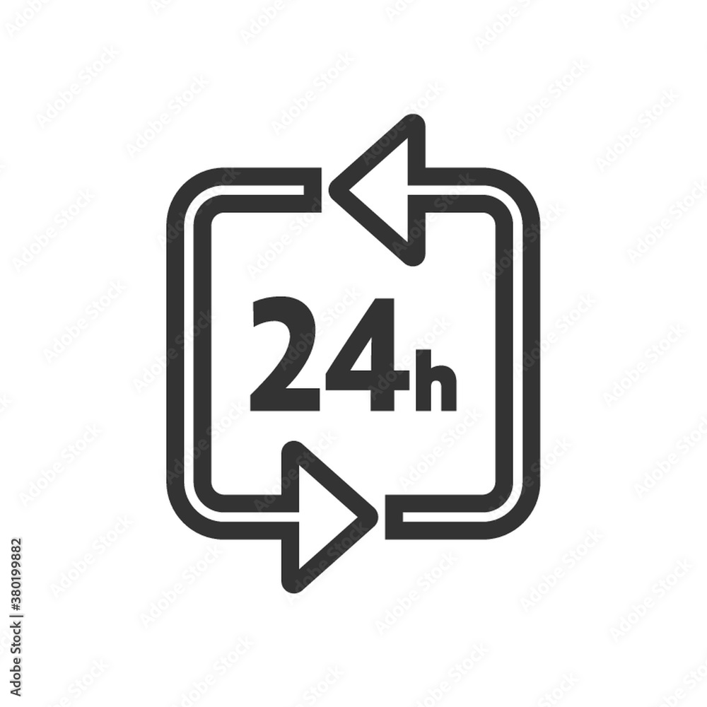 24 hours icon 24 hours icon