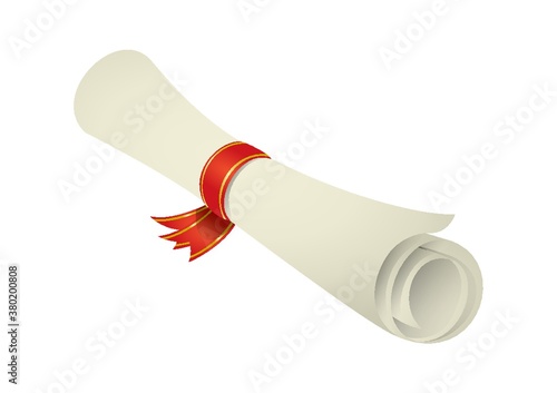 Graduation scroll