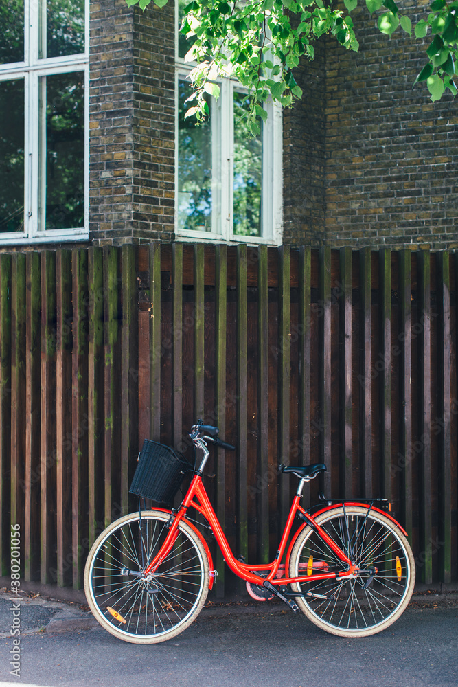 Street Scene with Bicycle Street Scene with Bicycle